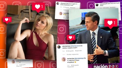 Tania Ruiz Eichelmann y el expresidente de México, Enrique Peña Nieto