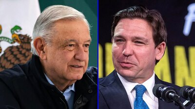 AMLO se lanzó nuevamente contra el gobernador de Florida