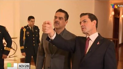El aún presidente mostró los detalles de la residencia oficial
