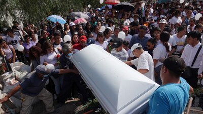 Este miércoles, familiares despidieron el cuerpo de la joven