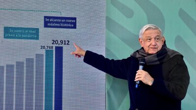 El mandatario aseguró que la economía mexicana va por buen camino