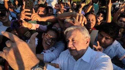 El presidente estuvo en su tierra natal, Tabasco