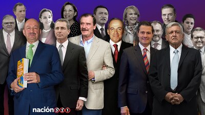 Estos son algunos de los rostros que han administrado al país