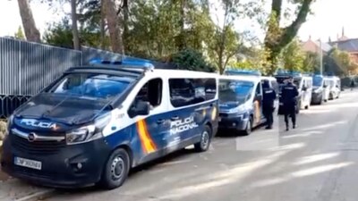 La zona se encuentra acordonada y protegida mientras se realizan las investigaciones