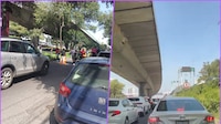 ¿Qué pasa en Periférico Sur? Ambulancias quedan atrapadas en el tráfico causado por manifestantes