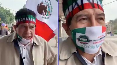 El exdelegado de Iztapalapa llamó 'traidor' al presidente mexicano y apareció apoyando a FRENAAA