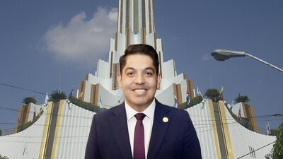 El legislador suplente incluso lideró un movimiento político relacionado a esta organización religiosa