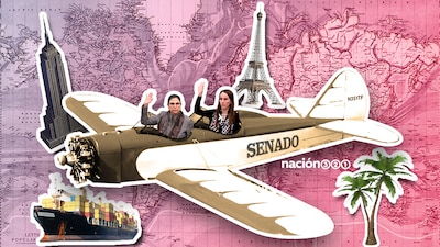 De los 128 legisladores, seis mujeres son las que más viajes han realizado