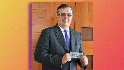 El canciller pidió a los mexicanos comprar los 'cachitos' para comprar equipo médico