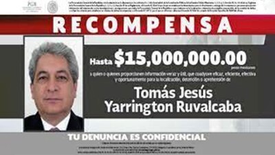 Tomás Yarrington fue detenido el 9 de abril del 2017 en Italia y extraditado a los Estados Unidos
