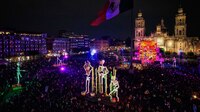 GALERÍA: Así se vio el encendido de la Ofrenda Monumental del Zócalo de CDMX