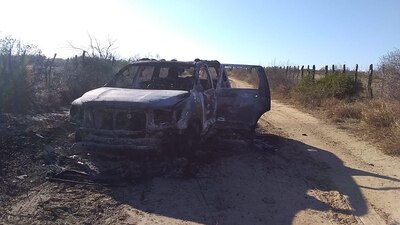 La muerte de las personas, fue provocada por proyectiles de arma de fuego y después se les prendió fuego