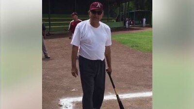El líder de Morena durante un entrenamiento de su deporte favorito