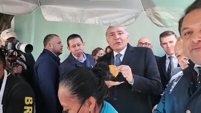 Su visita a Tlaxcala para comerse unos tacos de canasta