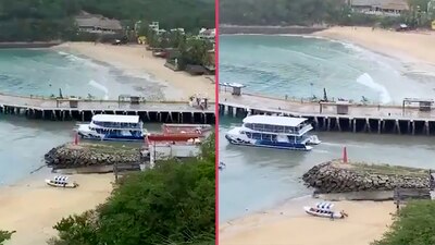 Se recomendó mantener a la población alejada de las playas hasta que se cancele la alerta.