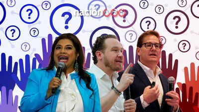Clara Brugada, Santiago Taboada y Salomón Chertorivski quieren gobernar la CDMX