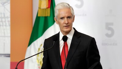 Del Mazo reconoció que los mexiquenses acudieran a las urnas; evitó hablar de la contendiente de su partido, Alejandra del Moral