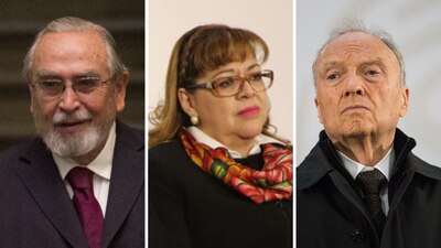 Bernardo Bátiz, Eva de Gyves y Alejandro Gertz