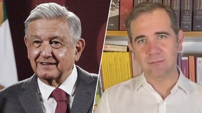 El mandatario atacó al consejero presidente del INE por contratar un seguro médico