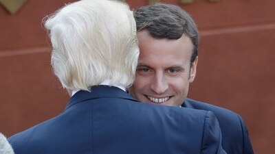 Los mandatarios durante la reunión del G7 en Italia