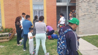 Sin embargo, tuvieron que dormirlo debido a las heridas que le causó la caída