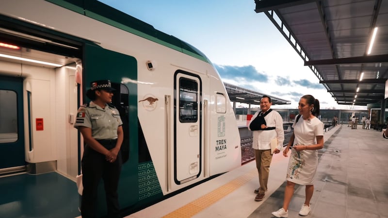 Inaugurará Sheinbaum tramo Palenque–Chetumal del Tren Maya