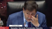 VIDEO: Noroña llora en la conmemoración del 8M en el Senado