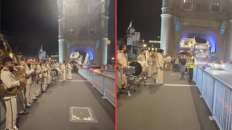 VIDEO: Policía interrumpe concierto callejero de Banda El Recodo en Londres