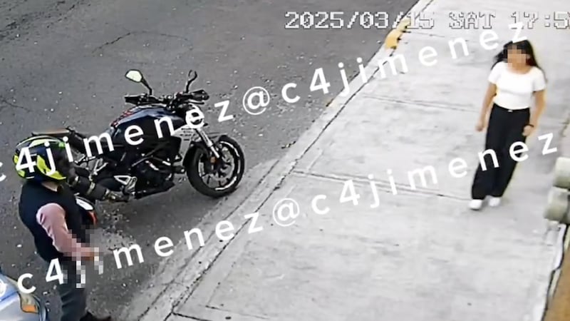 VIDEO: Buscan a motociclista que agredió sexualmente a una niña en CDMX