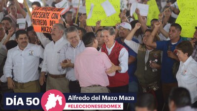 El candidato priista se reunió con líderes Antorchistas quienes prometieron votar por el PRI