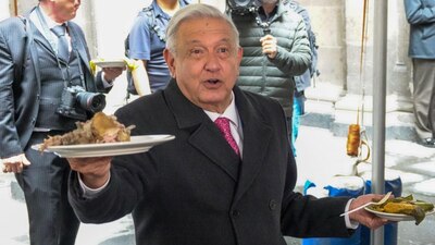 El mandatario mexicano tuvo un convivio con periodistas en Palacio Nacional