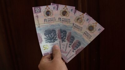 El precio del dólar en ventanillas bancarias es de 17.03 unidades cada uno