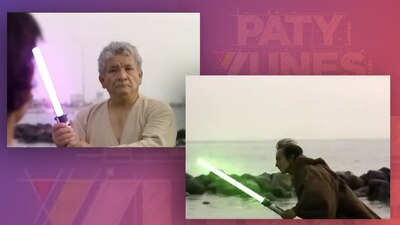 'Loco Skywalker' le dice a 'Güero Wan Kenobi' que librarán una batalla contra las 'Darth Force Morena' en Veracruz.