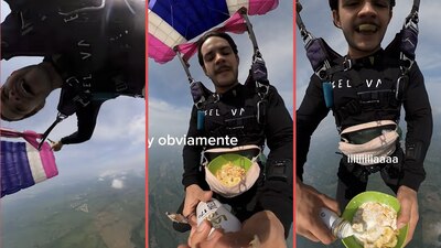 Cereal, plátano, leche y mucha altura... desayuno de campeones