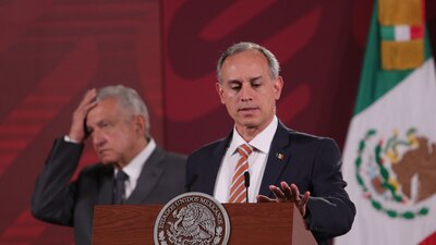 La Secretaría de Salud informó sobre el repunte de casos de COVID en México.