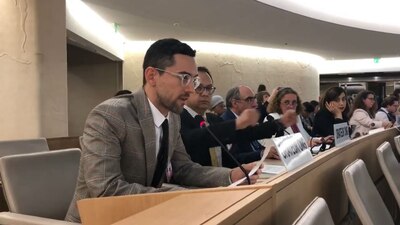 Luis Gerardo Méndez participó en el Consejo de Derechos Humanos de la ONU