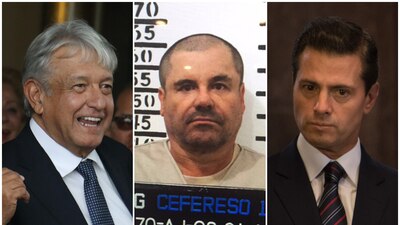 Esto dijo el presidente luego de las capturas de Joaquín Guzmán durante el sexenio pasado