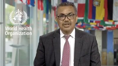 El líder de la OMS mandó un mensaje a AMLO.
