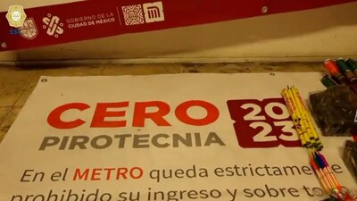 La policía capitalina realiza operativos para evitar la distribución de estos artefactos explosivos