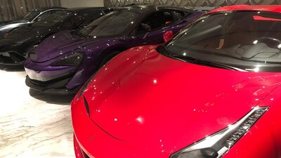 Los delincuentes tenían varios autos de alta gama