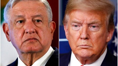 El presidente de México ha planteado que podría salir del país para agradecer a su homólogo la venta de mil respiradores artificiales