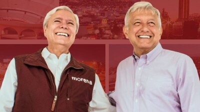 El gobernador electo de Baja California y el presidente de México