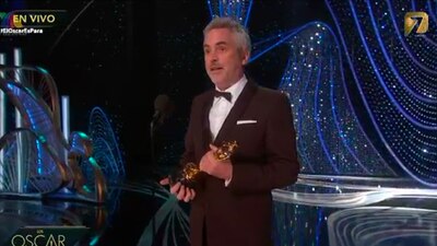 Alfonso Cuarón recibió este premio de la Academia