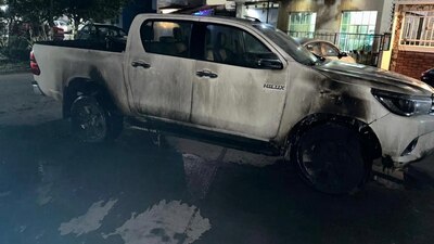 Katia Castillo, dijo que el vandalismo al vehículo no la intimidarán