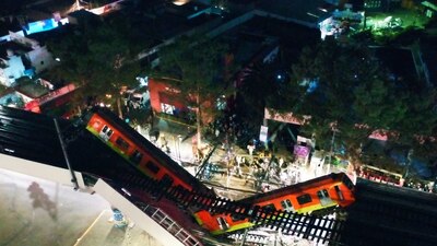 El colapso de una parte del tramo elevado dejó 26 muertos