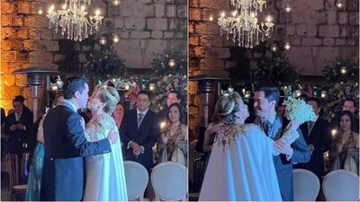 La exlideresa magisterial se casó con quien fuera su abogado, Luis Antonio Lagunas en el estado de Oaxaca.