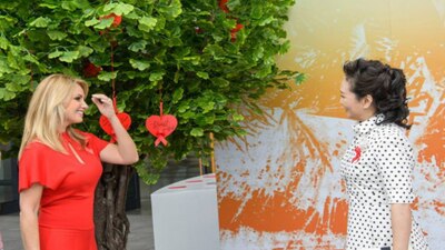 Angélica Rivera ha participado en diversos eventos con la primera dama de china, Peing Liyuan