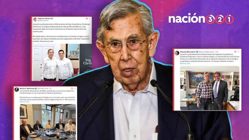 De ‘Alito’ Moreno a Álvarez Máynez: Políticos lamentan el fallecimiento de Cuauhtémoc Cárdenas