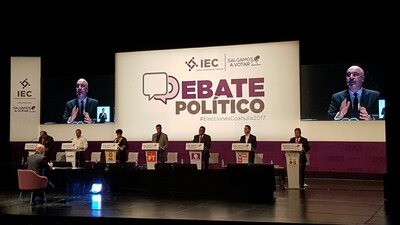 El debate se dio a un mes de las elecciones