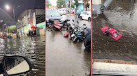 GALERÍA: ¡Bajo el agua! Lluvia inunda Tláhuac y deja autos atrapados